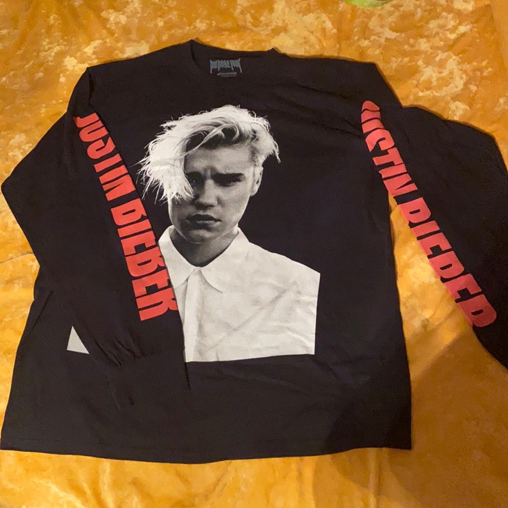 ORIGINAL 2016 Justin Bieber Purpose Tour Long sleeve 🌹❤️‍🔥
